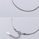 Sterling Silver Snake Bone Charm Bracelet for Women Teen Gift