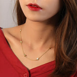 Boho Star Choker Chain Necklace 925 Silver Party Jewelry