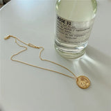 Geometric Lion Pendant Necklace 925 Sterling Silver