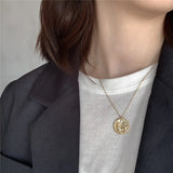 Geometric Lion Pendant Necklace 925 Sterling Silver