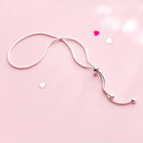 925 Sterling Silver Round Charm Bracelet for Women