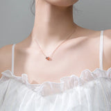 925 Sterling Silver Round Charm Pendant Necklace for Women