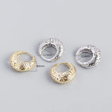 925 Silver Bohemian Unusual Earrings Women Party Jewelry Gift