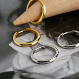 925 Sterling Silver Minimalist Hoop Earrings for Men Women