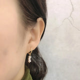 925 Silver Freshwater Pearl Stud Earrings Bohemian Jewelry