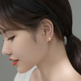 925 Silver Rotating Heart Studs for Women