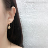 925 Silver Zircon Sunflower Stud Earrings for Women