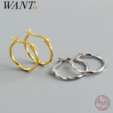 925 Hoop Earrings 925 Sterling Silver Party Charm Jewelry