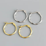 925 Hoop Earrings 925 Sterling Silver Party Charm Jewelry