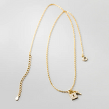 S925 Zircon Key Lock Pendant Chain Necklace for Women