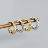 925 Sterling Silver Circle Hoop Earrings Party Jewelry