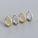 925 Sterling Silver Circle Hoop Earrings Party Jewelry