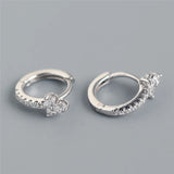 925 Sterling Silver Floral Stud Earrings for Women - Birthday Party Jewelry Gift