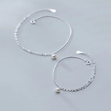 Snake Bone Chain Multilayer Pave CZ Charm Bracelet 925 Sterling Silver