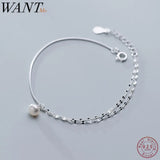 Snake Bone Chain Multilayer Pave CZ Charm Bracelet 925 Sterling Silver
