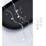 Snake Bone Chain Multilayer Pave CZ Charm Bracelet 925 Sterling Silver