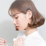 Minimalist Double Ear Cuff Clip-On Earrings 925 Sterling Silver