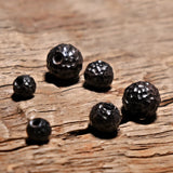 10PCS Ebony Meteorite 6mm 8mm 10mm Wooden Beads For Jewelry Making