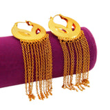 Bright Dubai Tassels Earrings Eardrop African Ethiopian Arab Women Girls