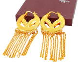 Bright Dubai Tassels Earrings Eardrop African Ethiopian Arab Women Girls