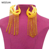 Bright Dubai Tassels Earrings Eardrop African Ethiopian Arab Women Girls