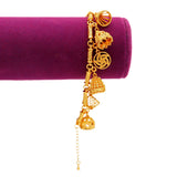 Dubai Color/Copper Chain&Link Bracelet with Multiple Pendant