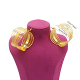 Dubai Earrings African Ethiopian French Big Wide Jewelry Earrings For Women