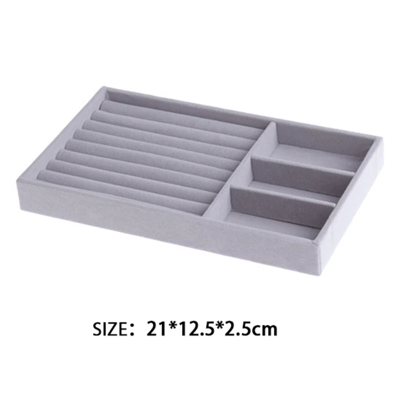 Velvet Jewelry Display Box Holder