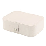 Navy Flannel Jewelry Box Travel Organizer