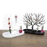 Red Deer Tree Jewelry Display Stand Tray Storage