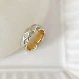 925 Silver Princess Butterfly Pearl Zircon Ring