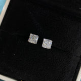 WEGARST 925 Silver Moissanite Diamonds Earrings Ear Studs