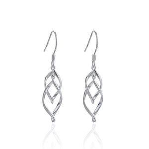 925 Silver Drop Earrings for Wedding