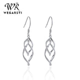 925 Silver Drop Earrings for Wedding