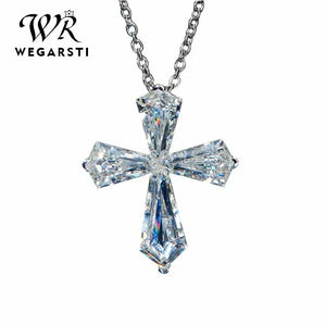 Fashion Silver Cross Pendant Necklace for Women