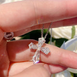 Fashion Silver Cross Pendant Necklace for Women