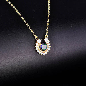 Pink Princess Hot Silver Wedding Necklace & Pendants