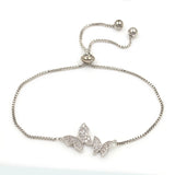 CZ Butterfly Bracelet for Women Girls Kids