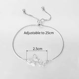 CZ Butterfly Bracelet for Women Girls Kids