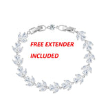 Sparkly CZ Tennis Bracelet for Bride/Bridesmaid