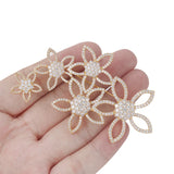 CZ Crystal Flower Sparkly Jewelry Brooch for Women