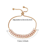 CZ Crystal Tennis Bracelet Wedding Jewelry