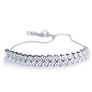 CZ Crystal Tennis Bracelet Wedding Jewelry