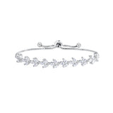 Marquise Leaf CZ Adjustable Bracelet for Women
