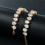 Bridal CZ Crystal Tennis Bracelet for Women