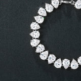 Bridal CZ Crystal Tennis Bracelet for Women