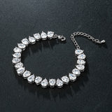 Bridal CZ Crystal Tennis Bracelet for Women