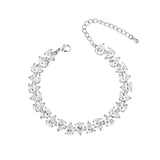 Bridal CZ Crystal Tennis Bracelet for Women