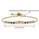 CZ Crystal Adjustable Bracelets for Women