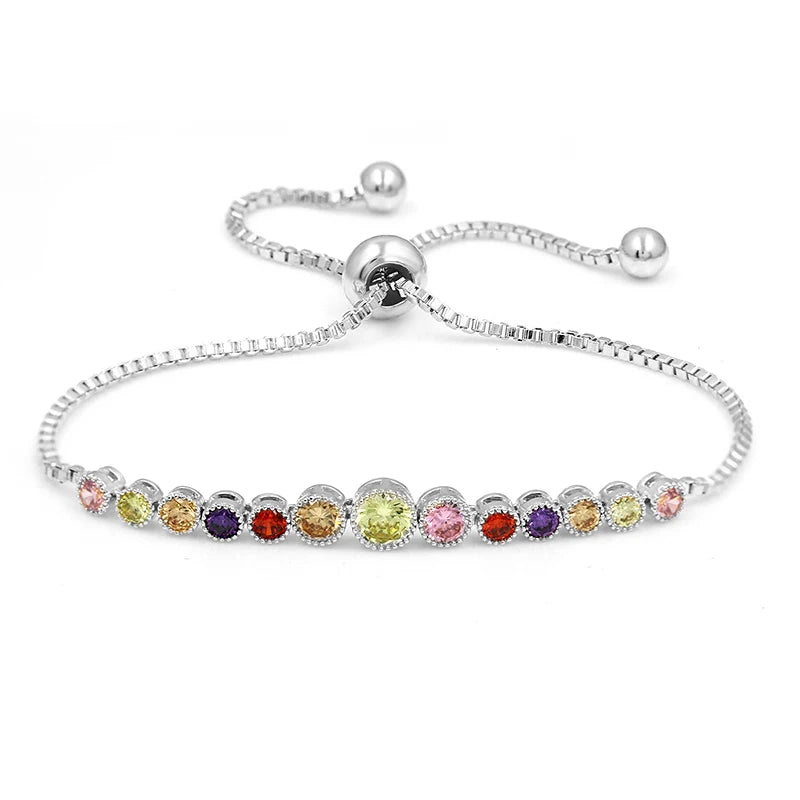 CZ Crystal Adjustable Bracelets for Women